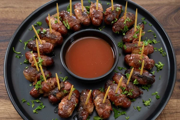 Pigs Wrapped in Bacon