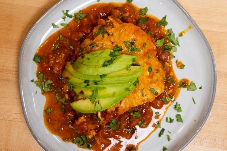Stuffed Baked Salsa Chicken