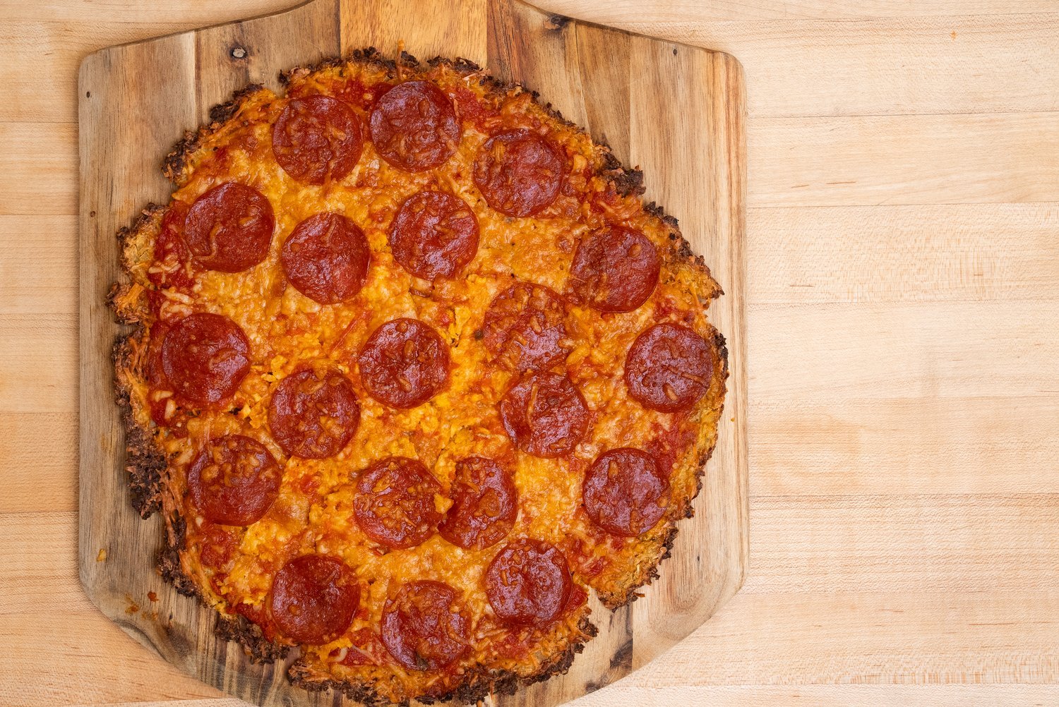 Cheesy Cauliflower Pizza