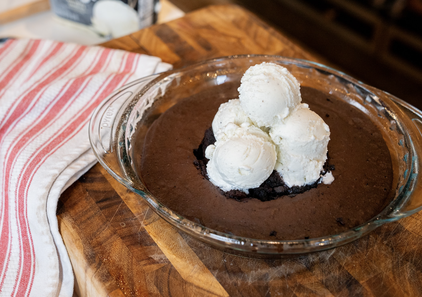 Viral Brownie Pudding 