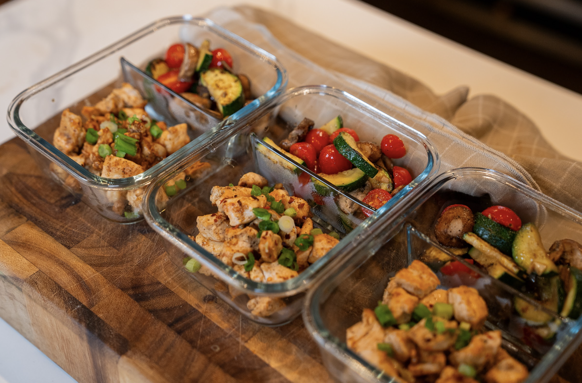 Garlic Chicken Meal Prep 