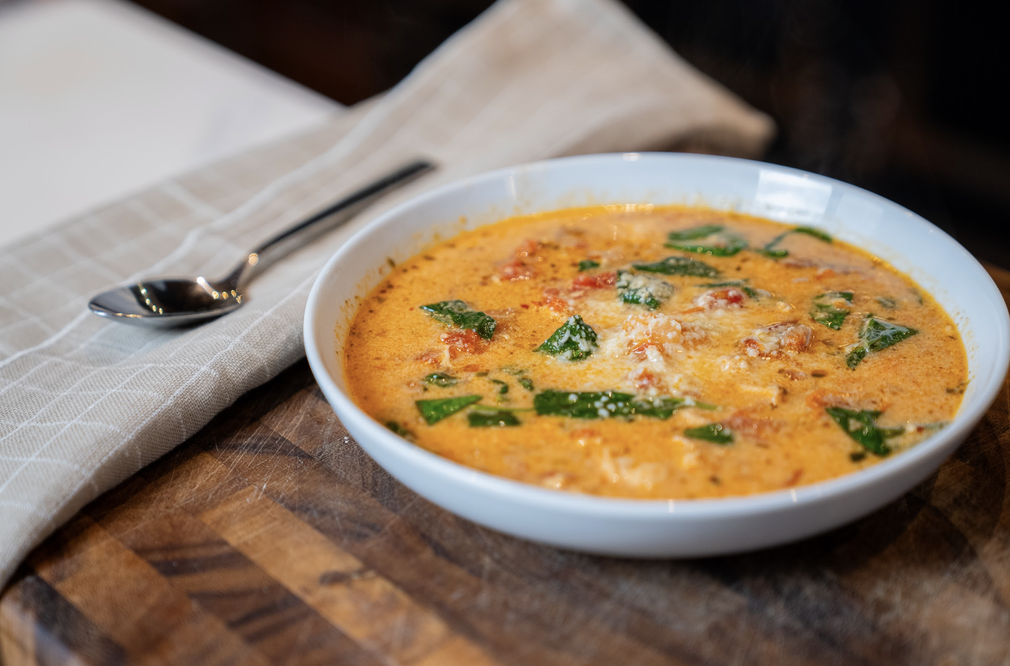 Creamy Tuscan Chicken Soup