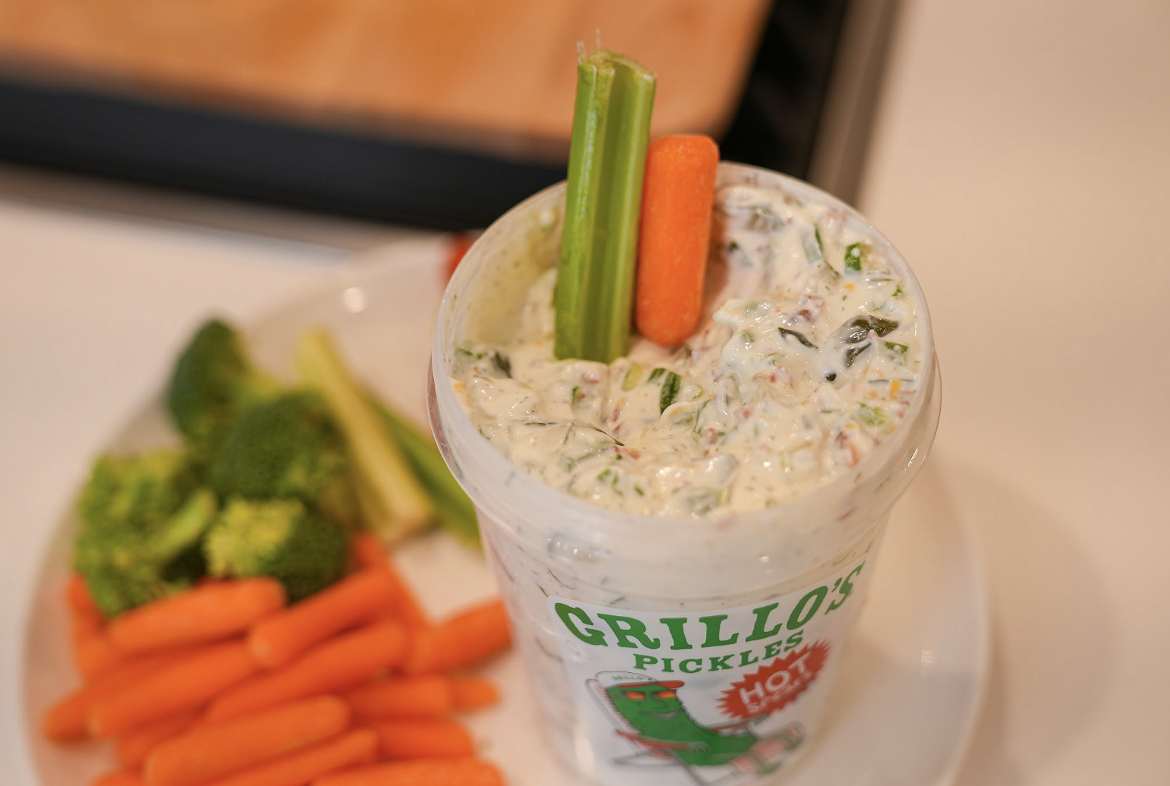 High Protein Viral Pickle Dip 