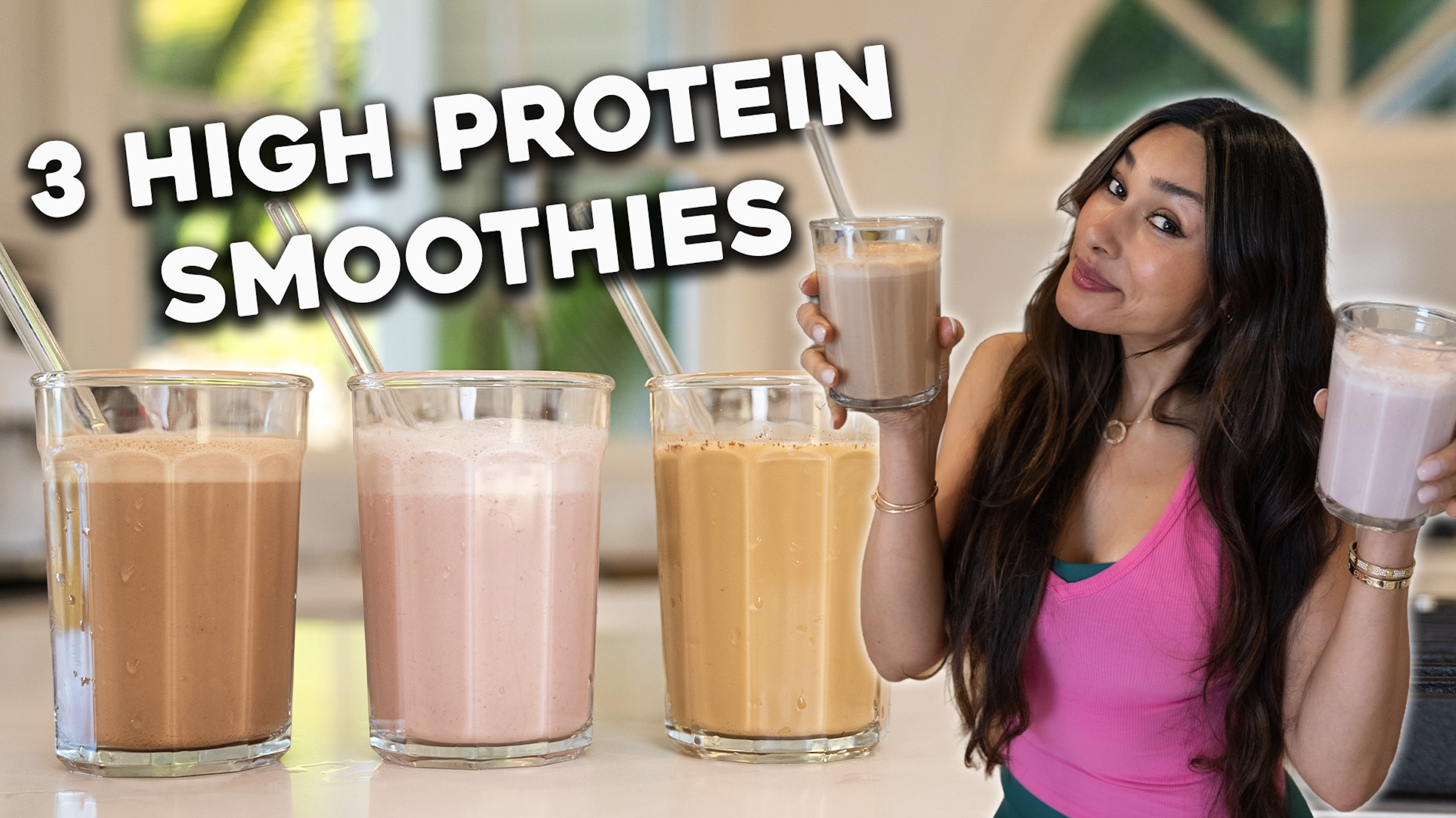 3 High Protein Smoothies