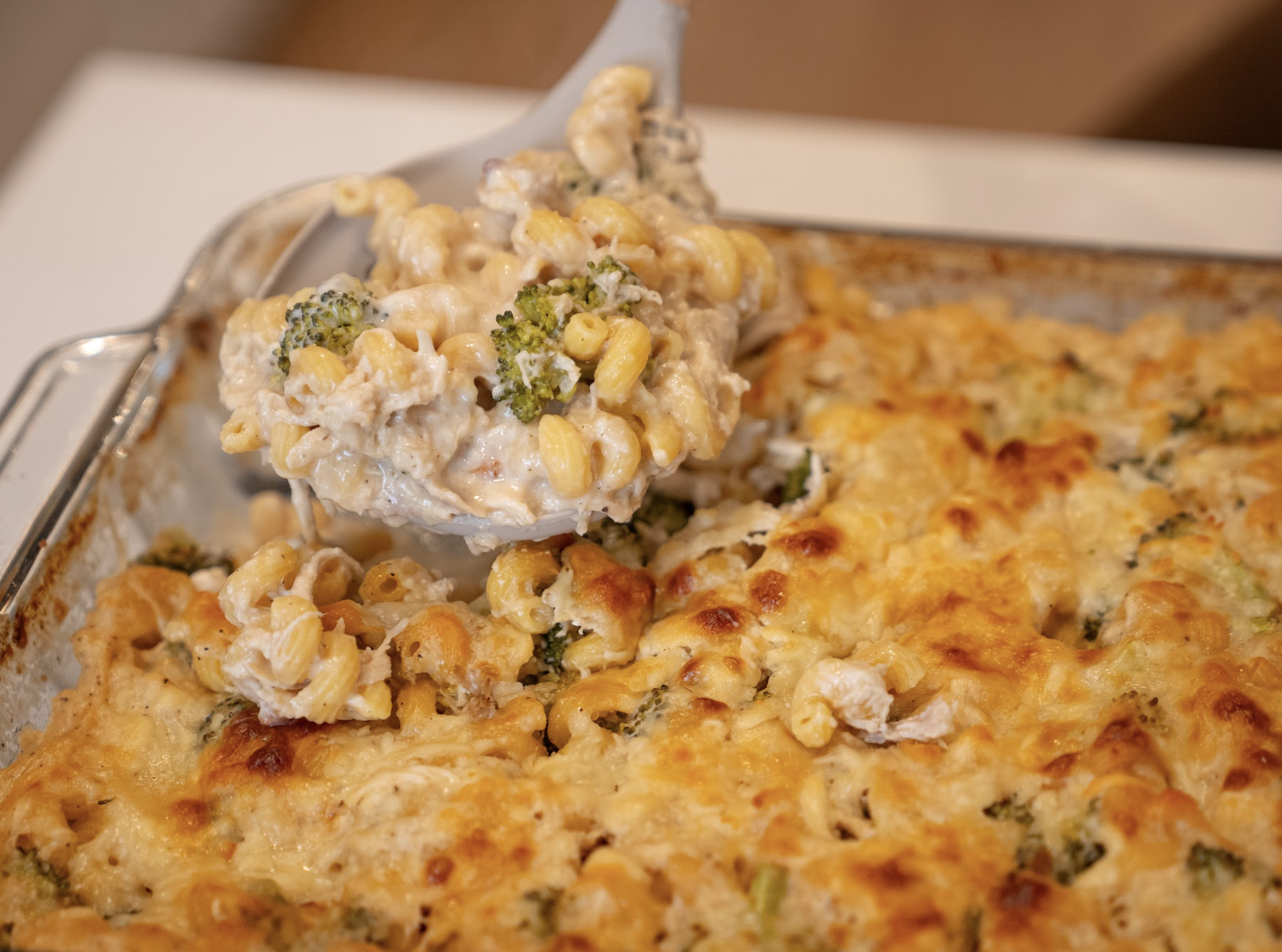 High Protein Chicken Broccoli Casserole