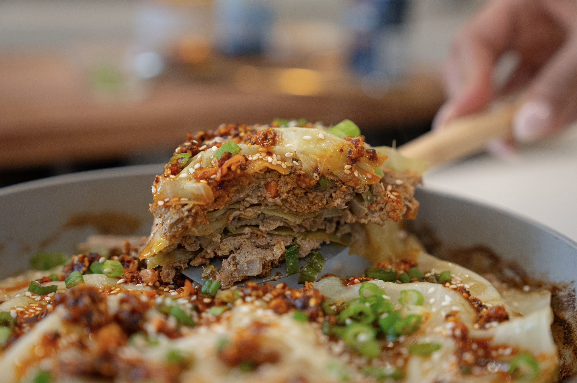 Viral Dumpling Lasagna 