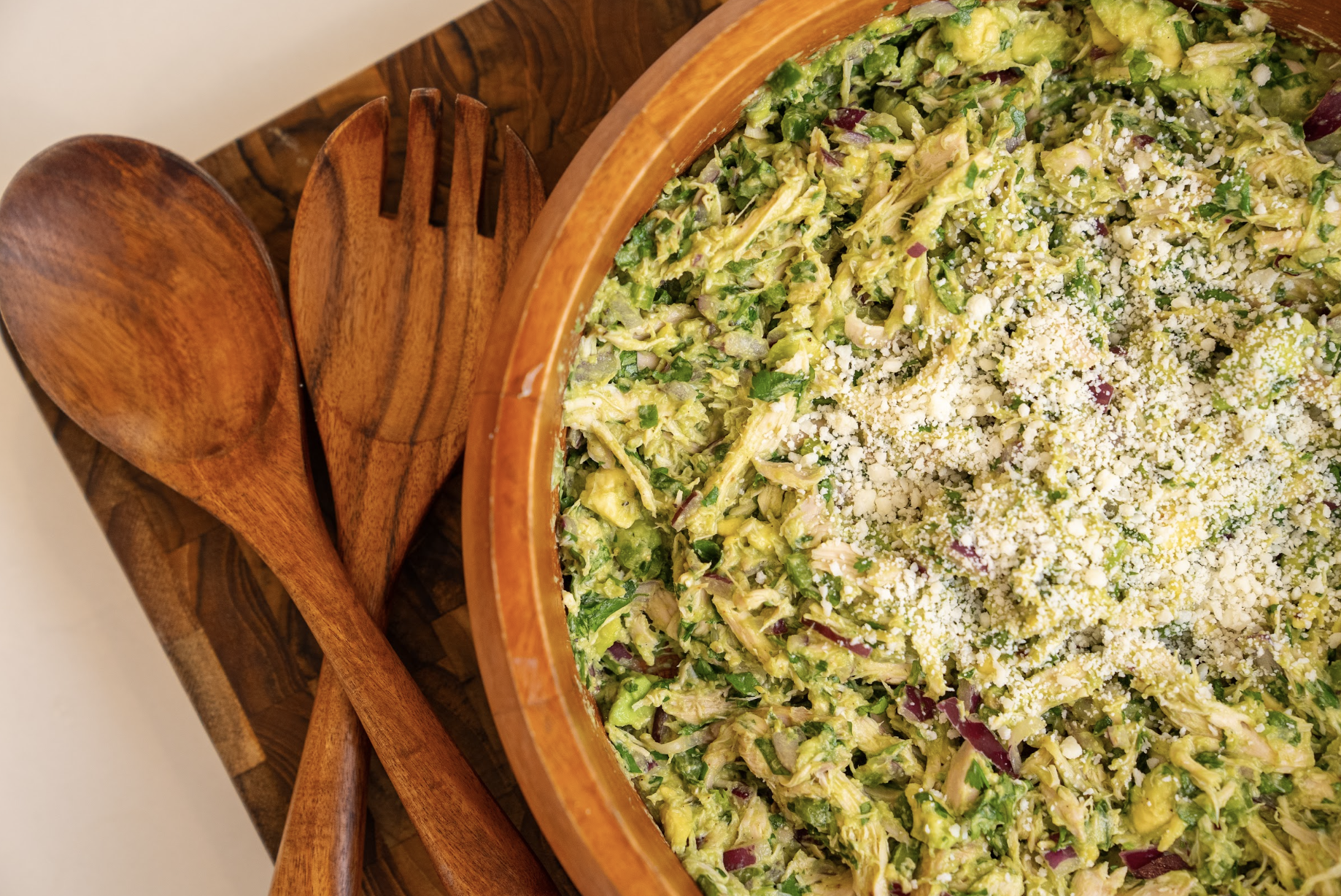 Creamy Chicken Guacamole