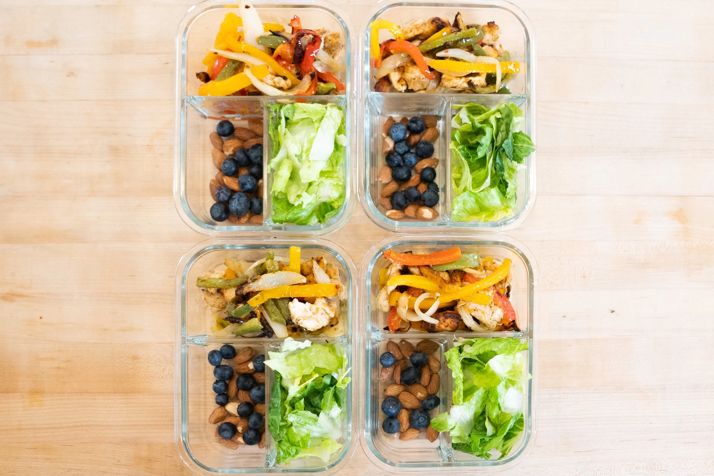 Airfryer Chicken Fajita Meal Prep — Low Carb Love™