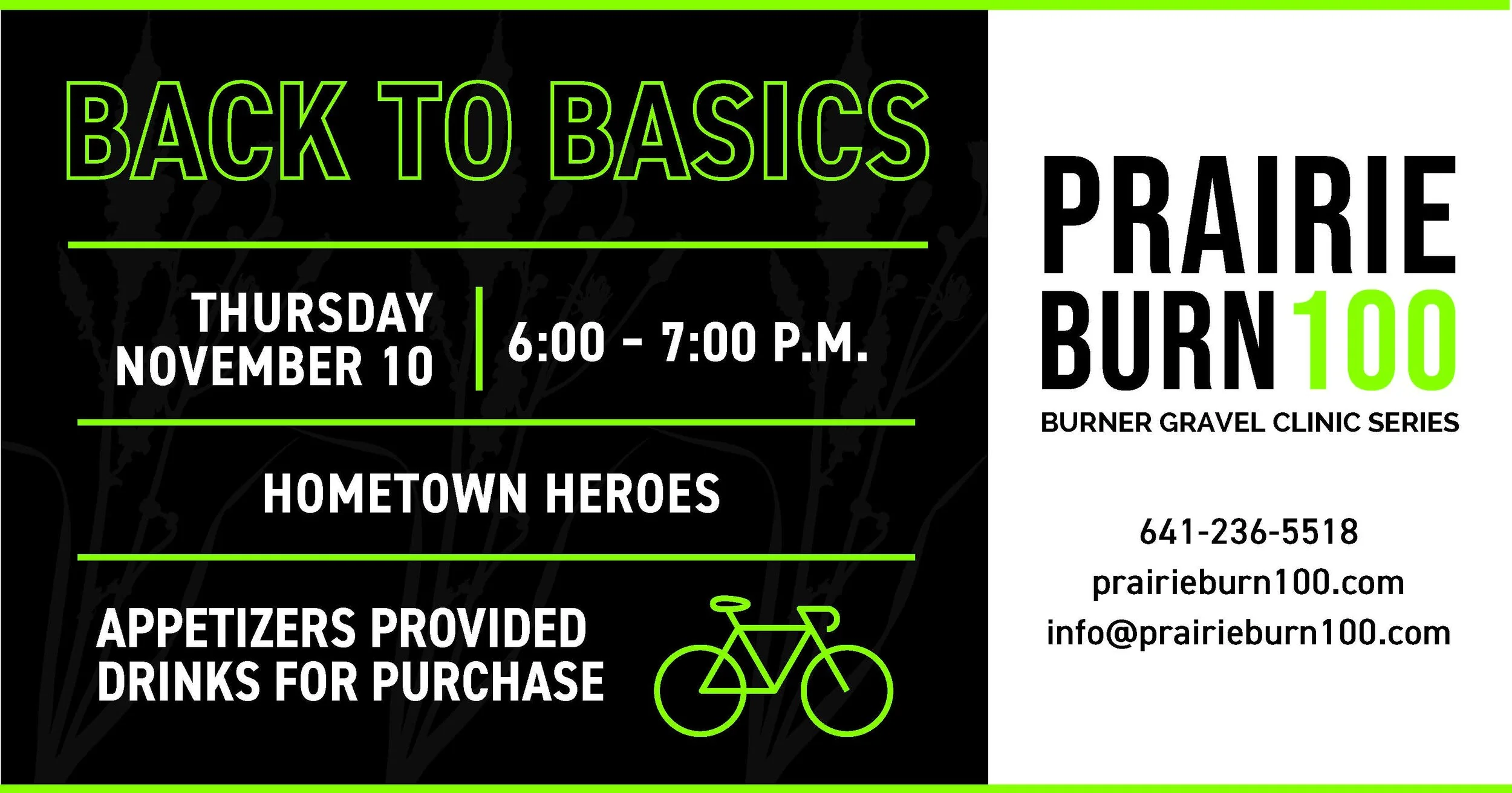 Burner Gravel Clinic Series