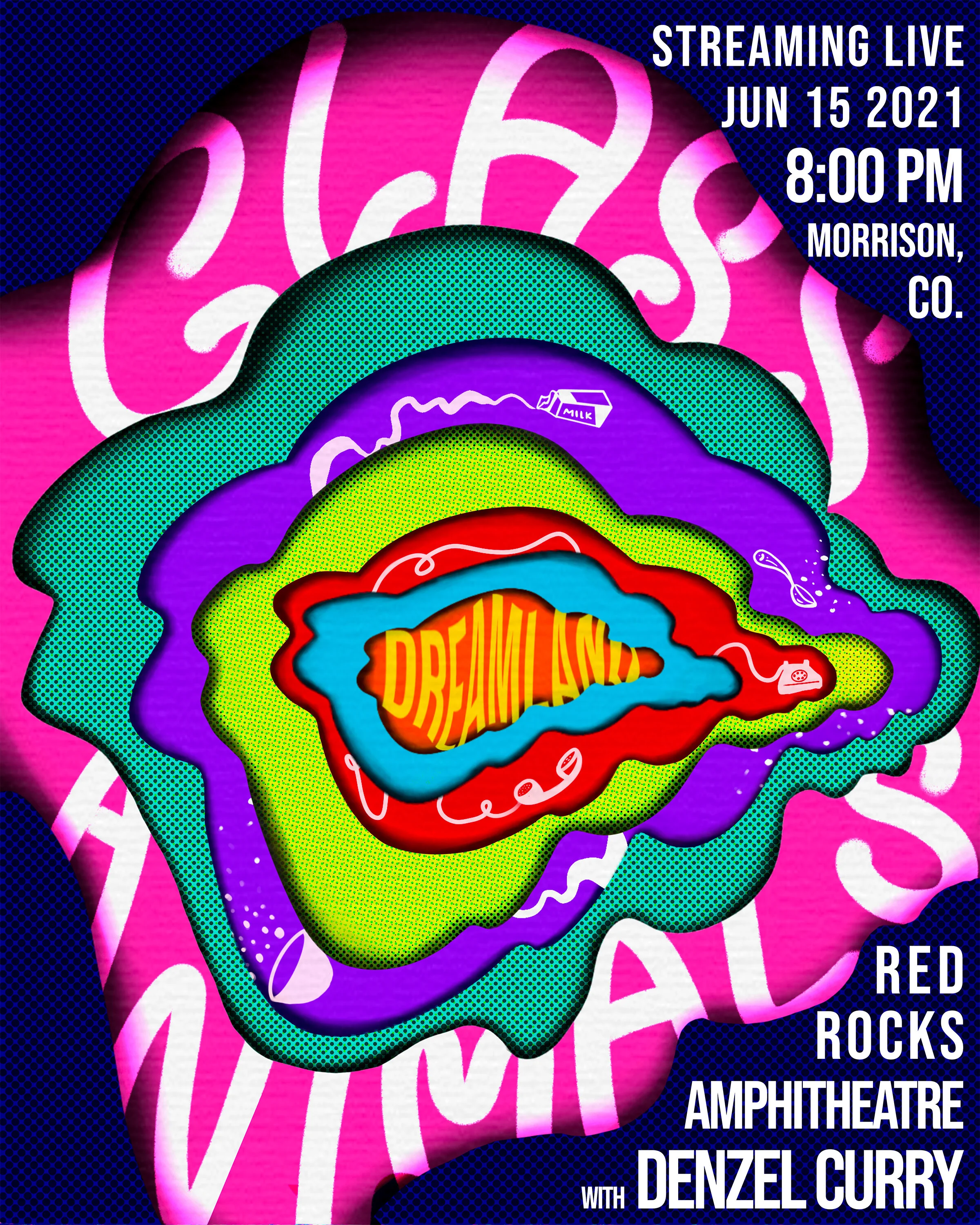 Glass Animals Gig Poster