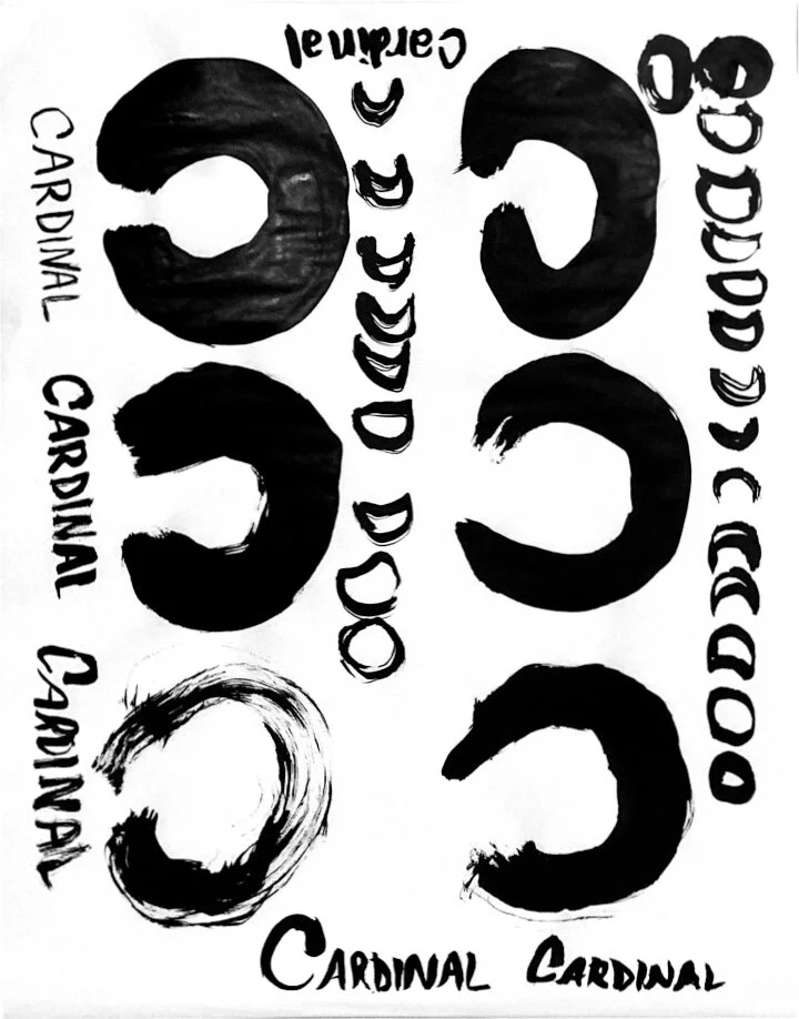 Logo Exploration with Ink and Stamps