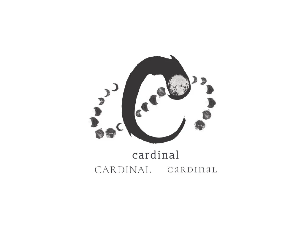 Black and White Initial Logo