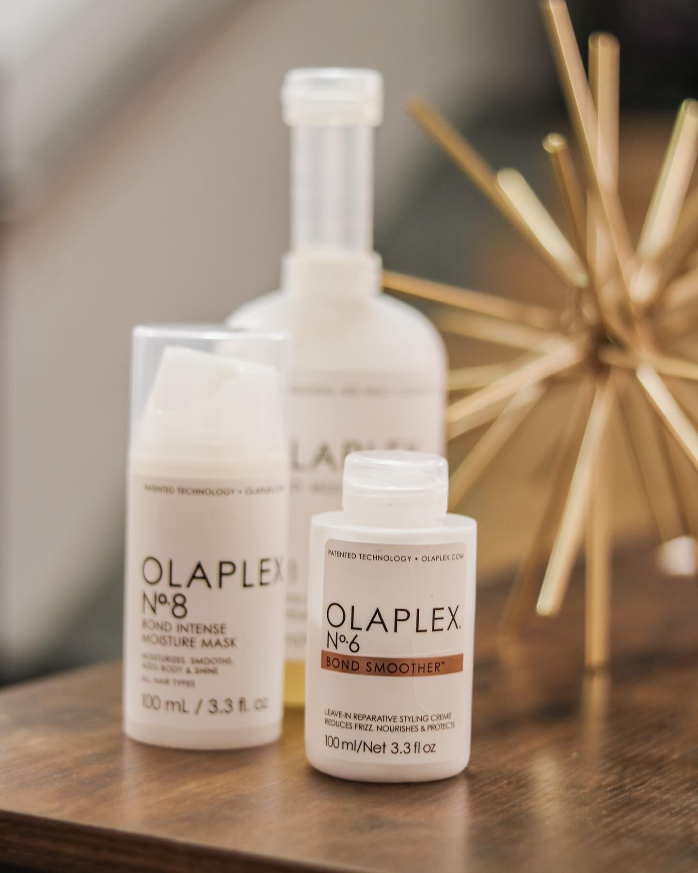 We are nothing without Olaplex. 
Literally, when it comes to any sort of hair coloring, Olaplex is life 🙌

Olaplex restores damaged and compromised hair by repairing from the inside out and leaving your hair soft, healthy, and so beautiful!

We put 