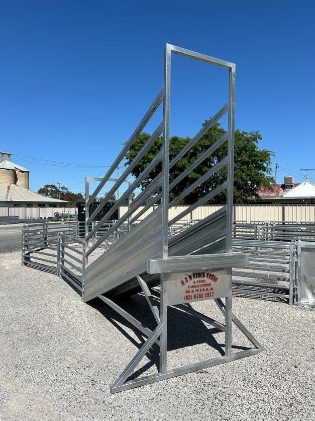 Loading Ramps — M&M Stockyards | Building Quality Australian Stockyards ...
