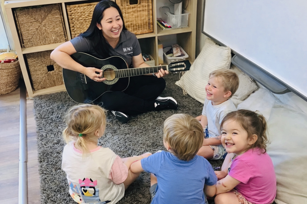 Music learning at Balgowlah Early Learning