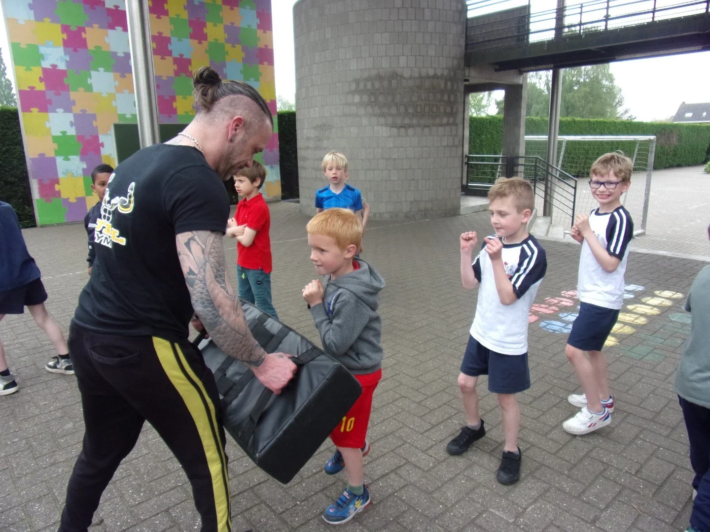 sportdag kids kickboksen