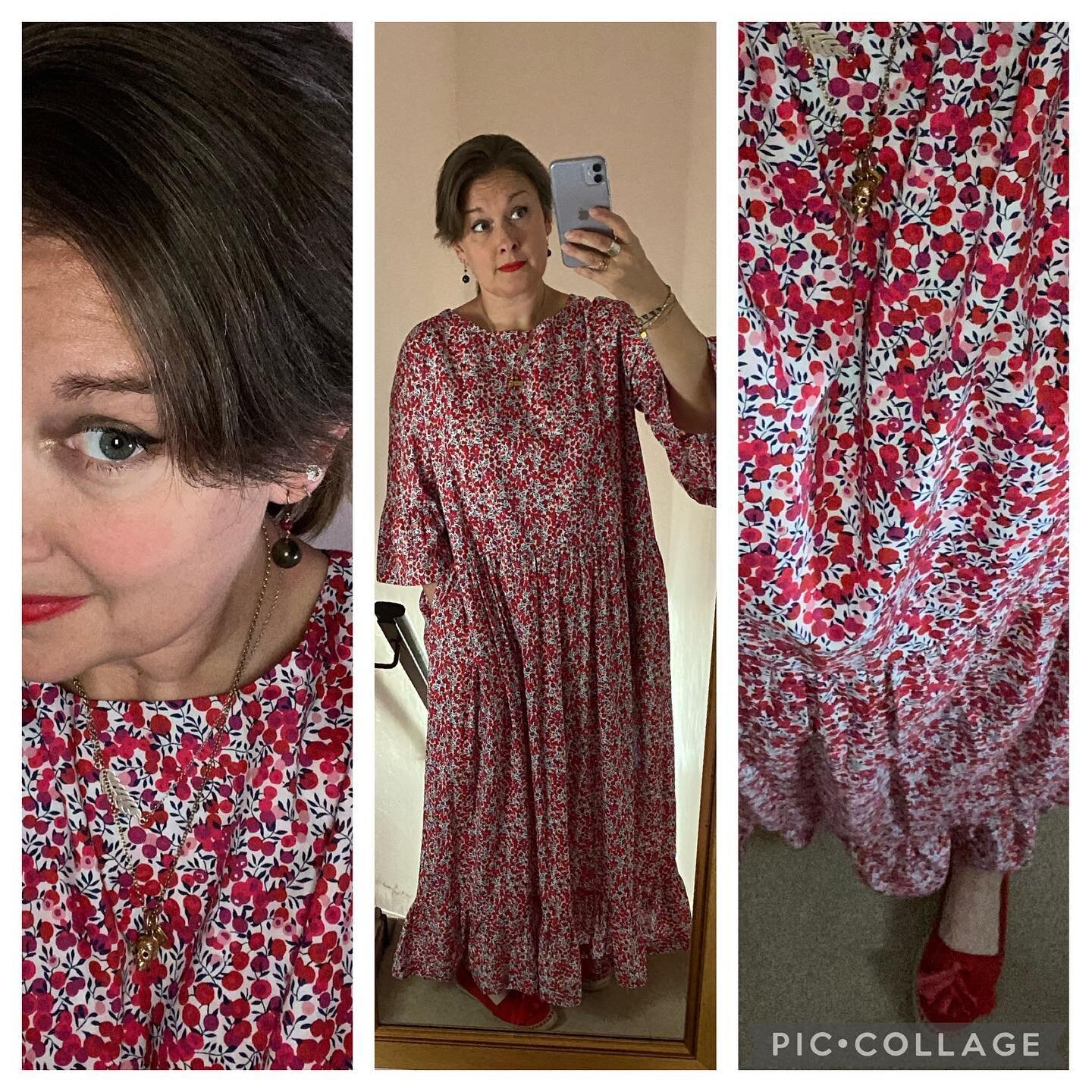 Fashion - date night outfit.
.
After a lovely day out and about we left the children in the capable hands of my Mum @gillianreynolds87 and headed out for a rare evening out sans enfants.
.
This dress from the brilliant @stalf.studio it&rsquo;s is a g