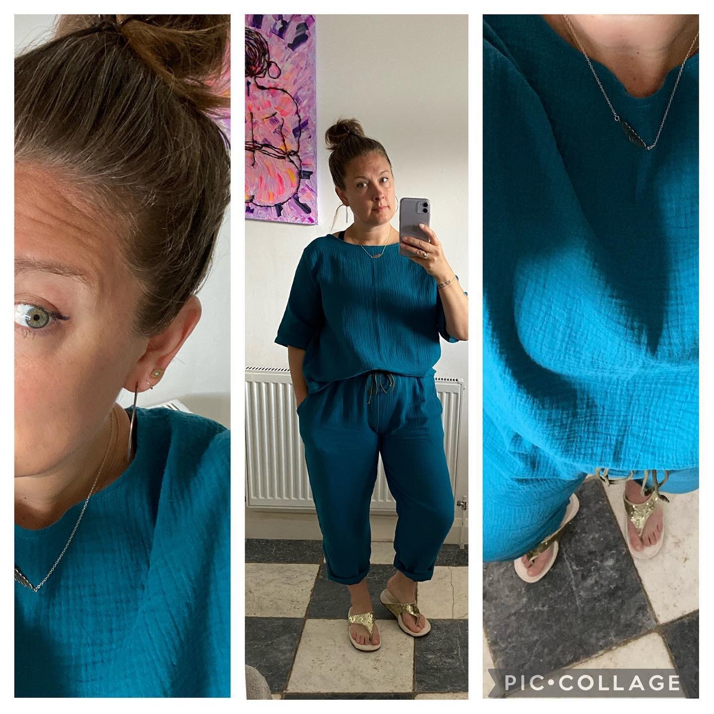 Fashion - the best co-ord set from @thewalkerandwalker 
.
I got home - after a rather long and trying journey from Devon that included a tow truck, being rescued by my Mum, an extra night with her and borrowing her car - to a fab parcel containing my