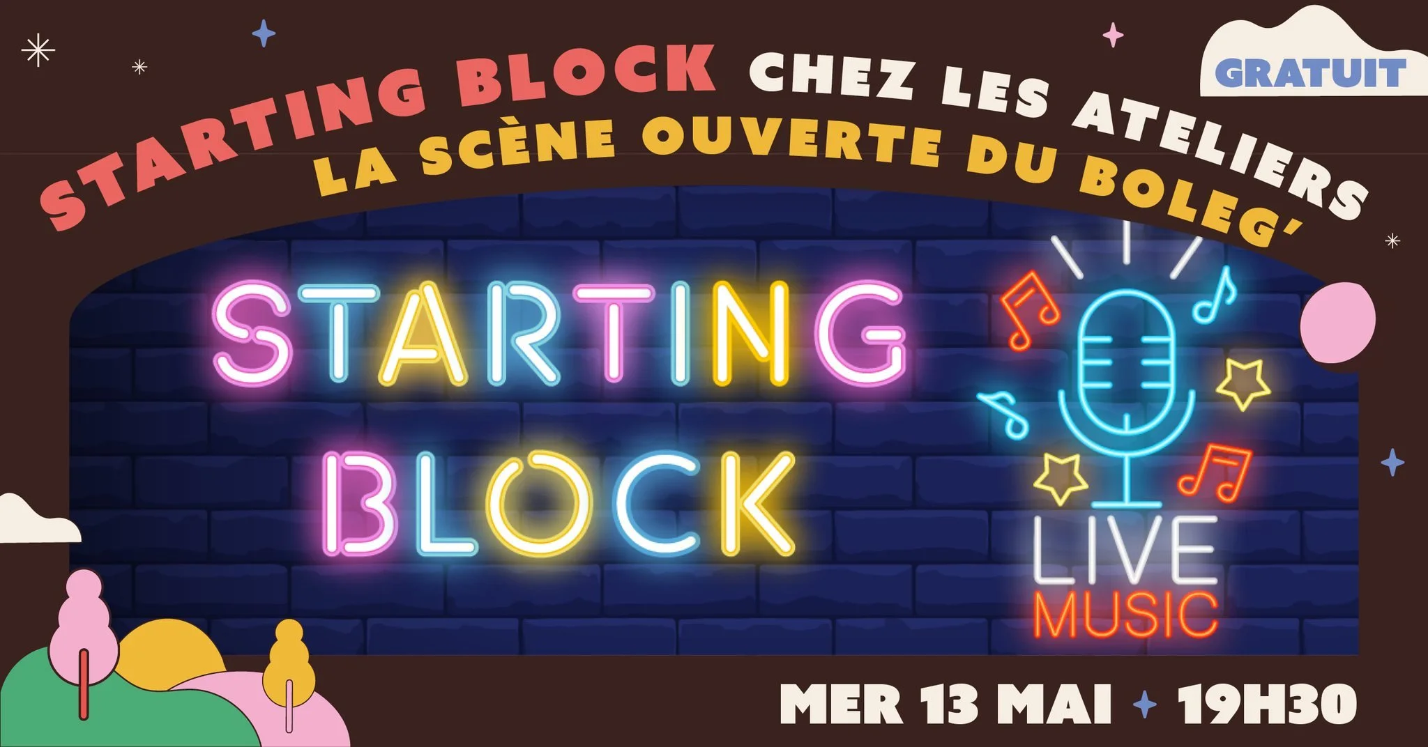 Starting Block du Bolegason