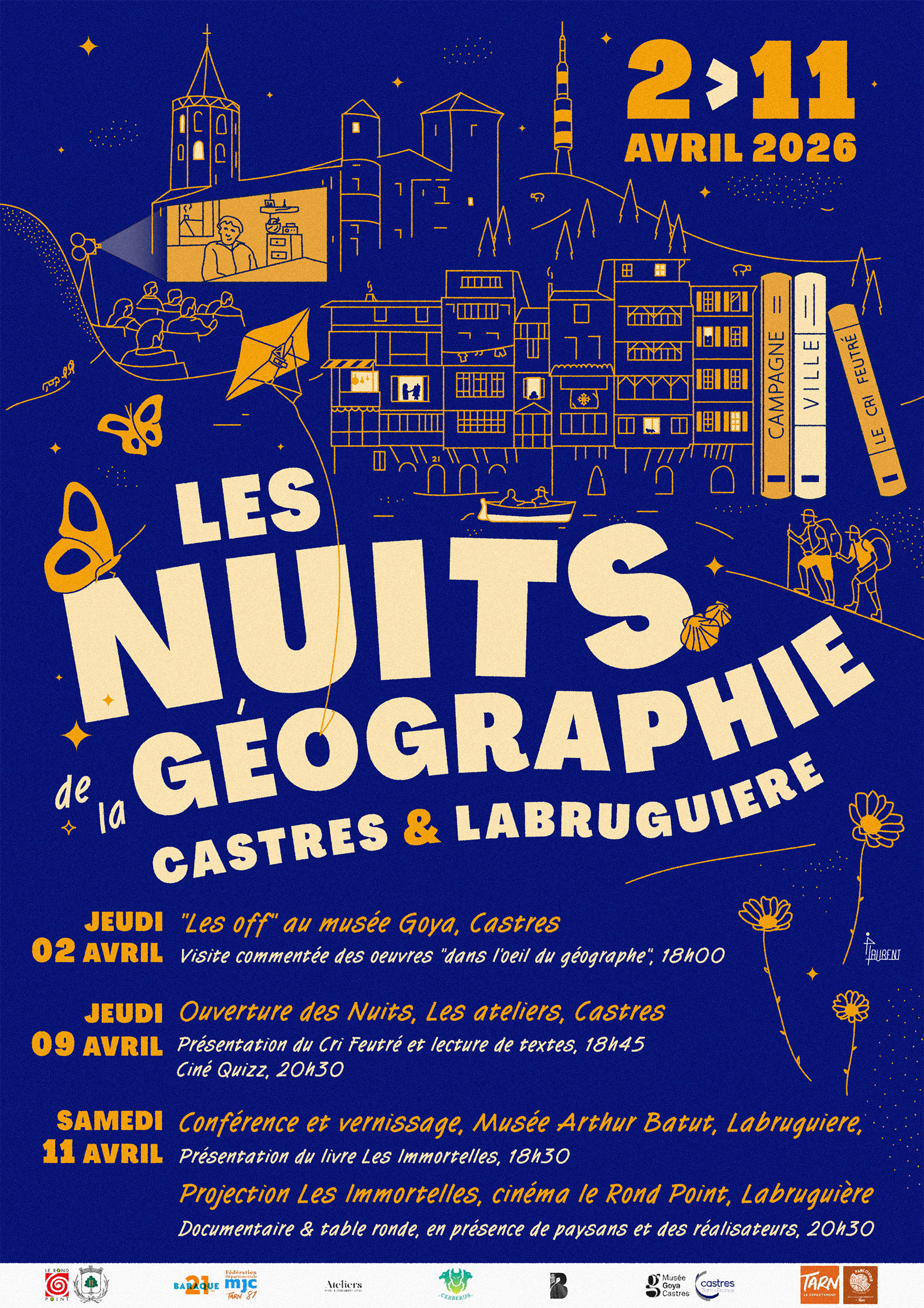 Nuits de la Géographie : Cri Feutré et Quiz Ciné