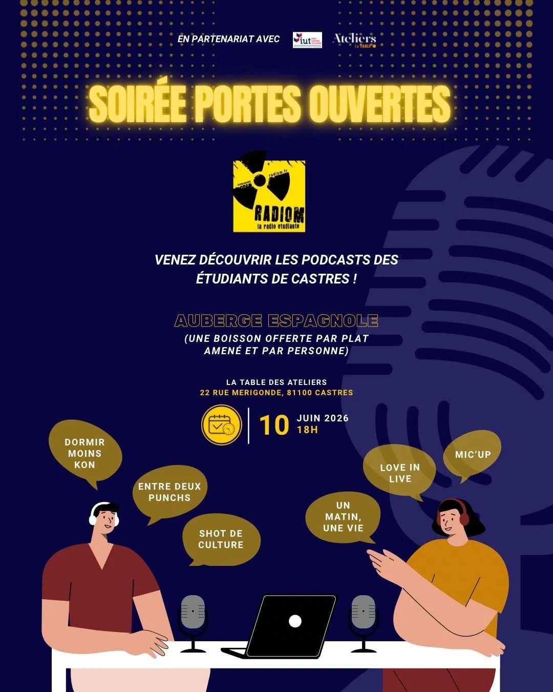 RADIOM : soirée Portes Ouvertes