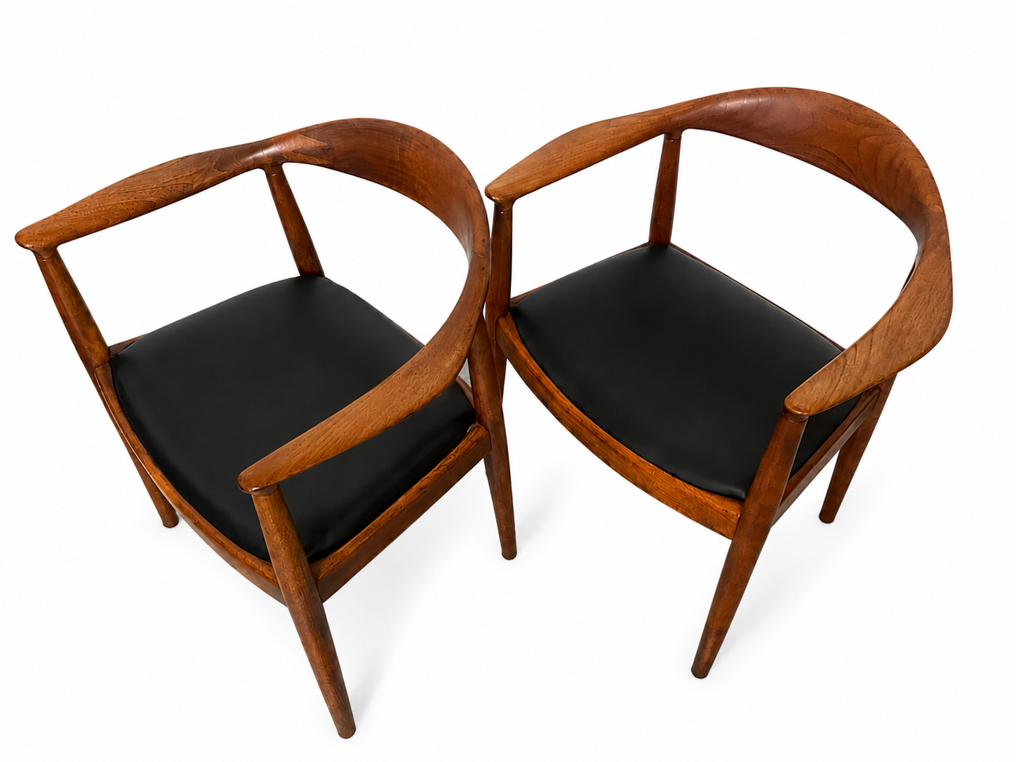 "The Chair" by Hans Wegner for Johannes Hansen c. 1964- pair