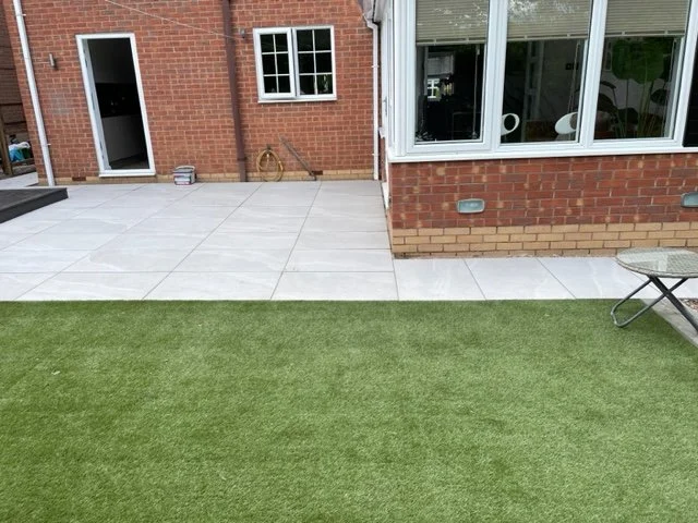 Porcelain patio in Sheffield