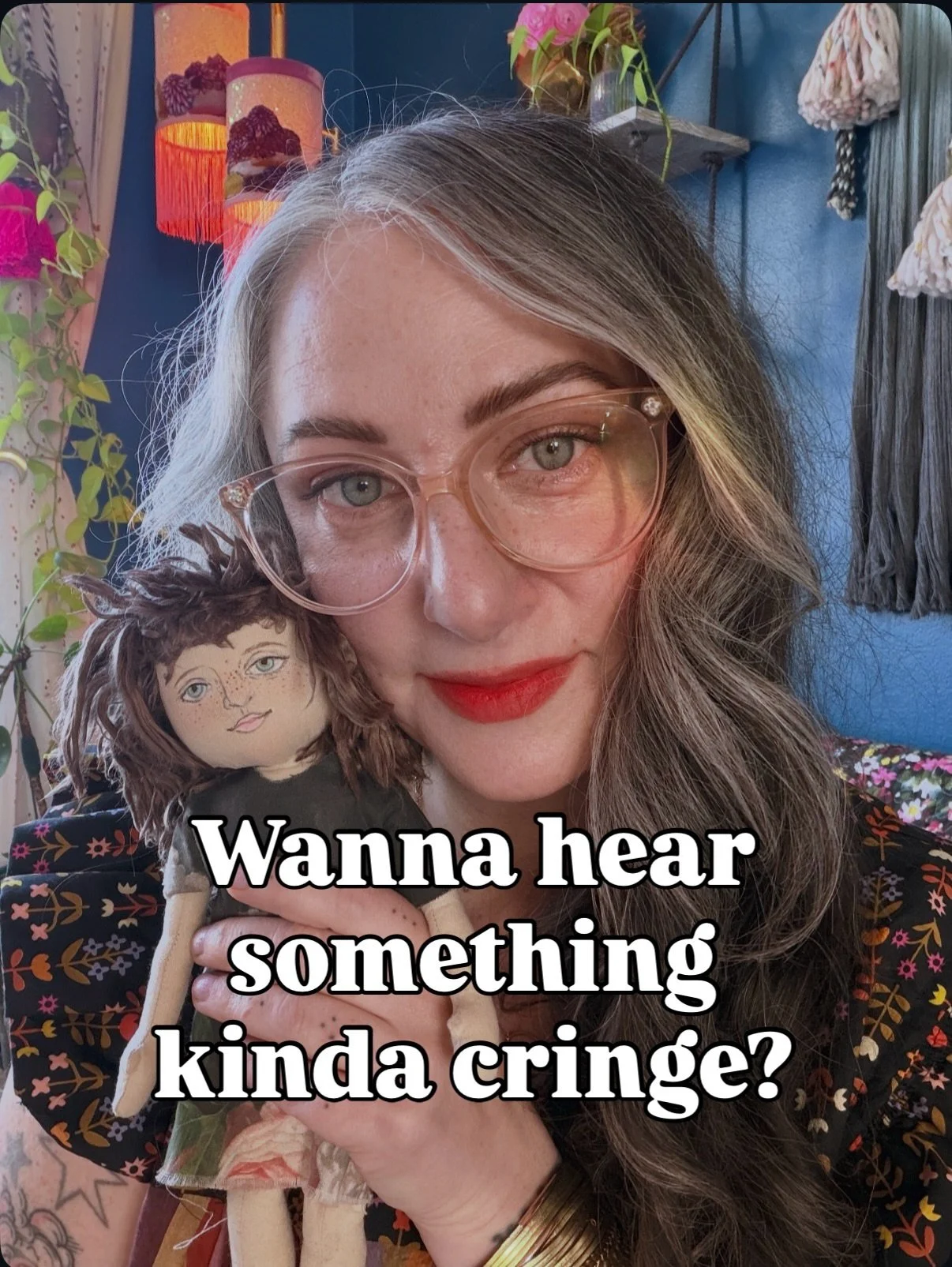 Cringe can be good, even healing. It&rsquo;s just vulnerability after all. 

I got the idea for this inner child doll after reading the story of Vasalisa and Baba Yaga. In this juicy folk tale, Vasalisa has a little doll in her pocket that helps her 