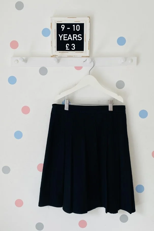 M&S Black School Skirt
