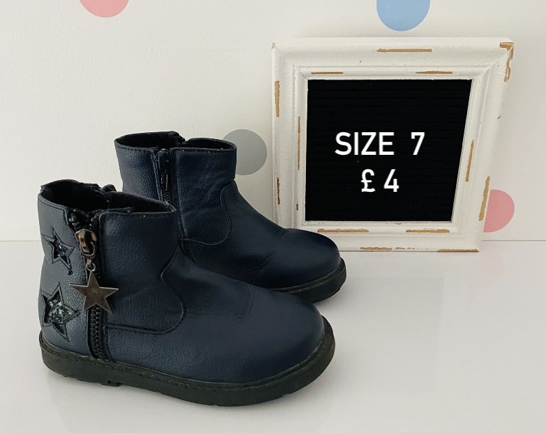 TU Navy Ankle Boots