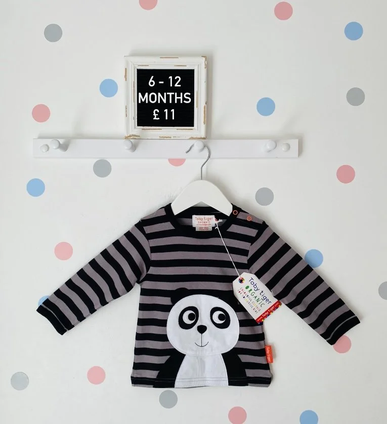 Toby Tiger Panda Motif Top