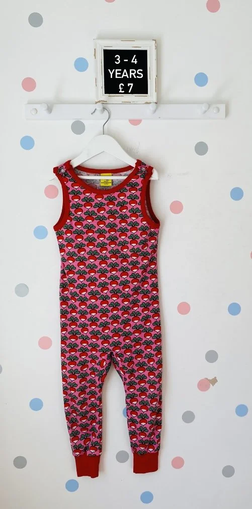 Duns Radish Print Playsuit