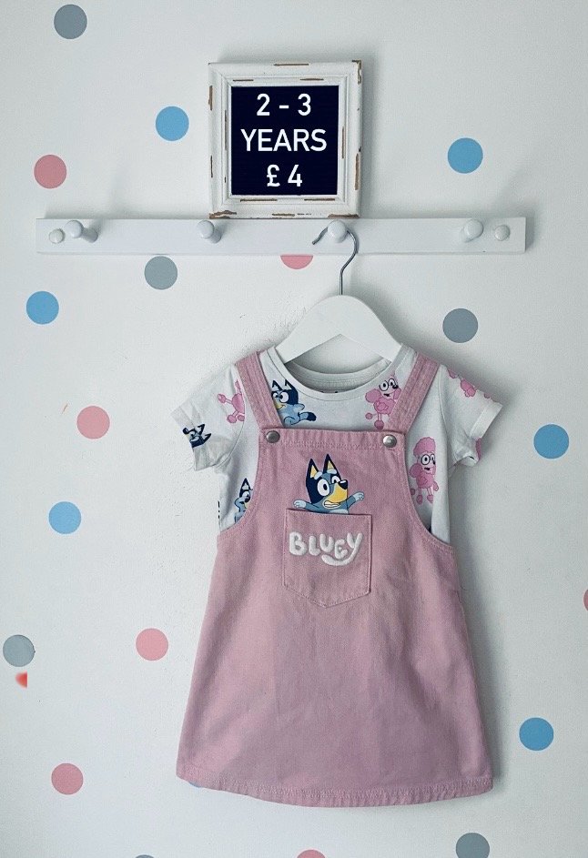 George Bluey Pinafore Set