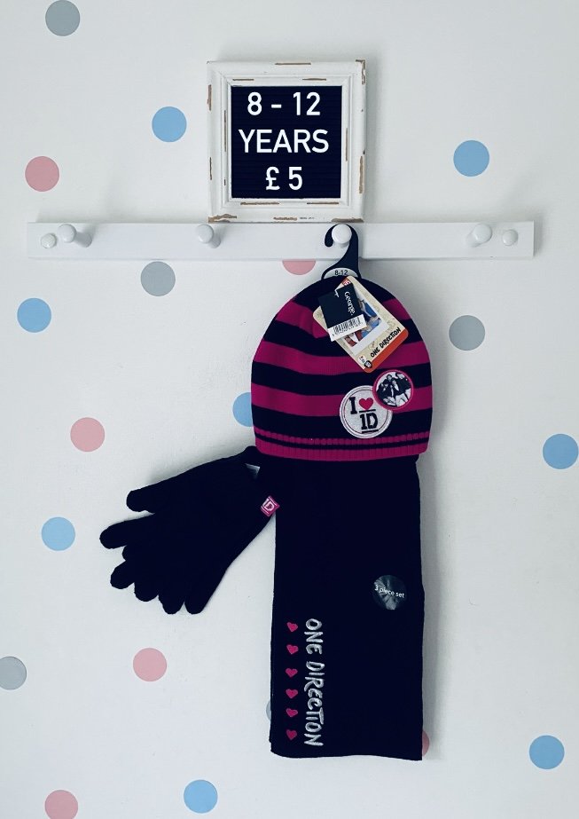 George 'One Direction' Hat, Scarf & Gloves Set