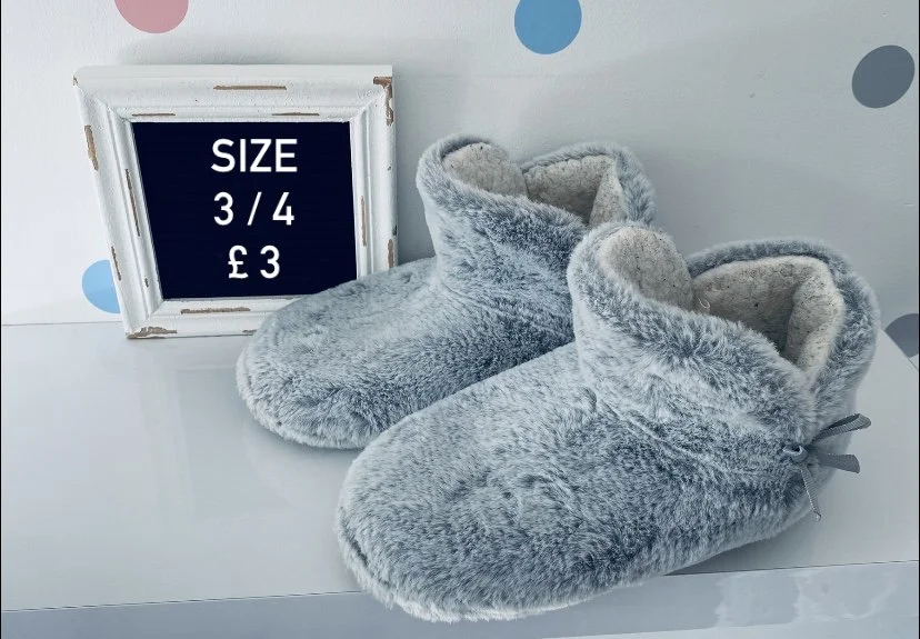 Matalan Grey Slippers