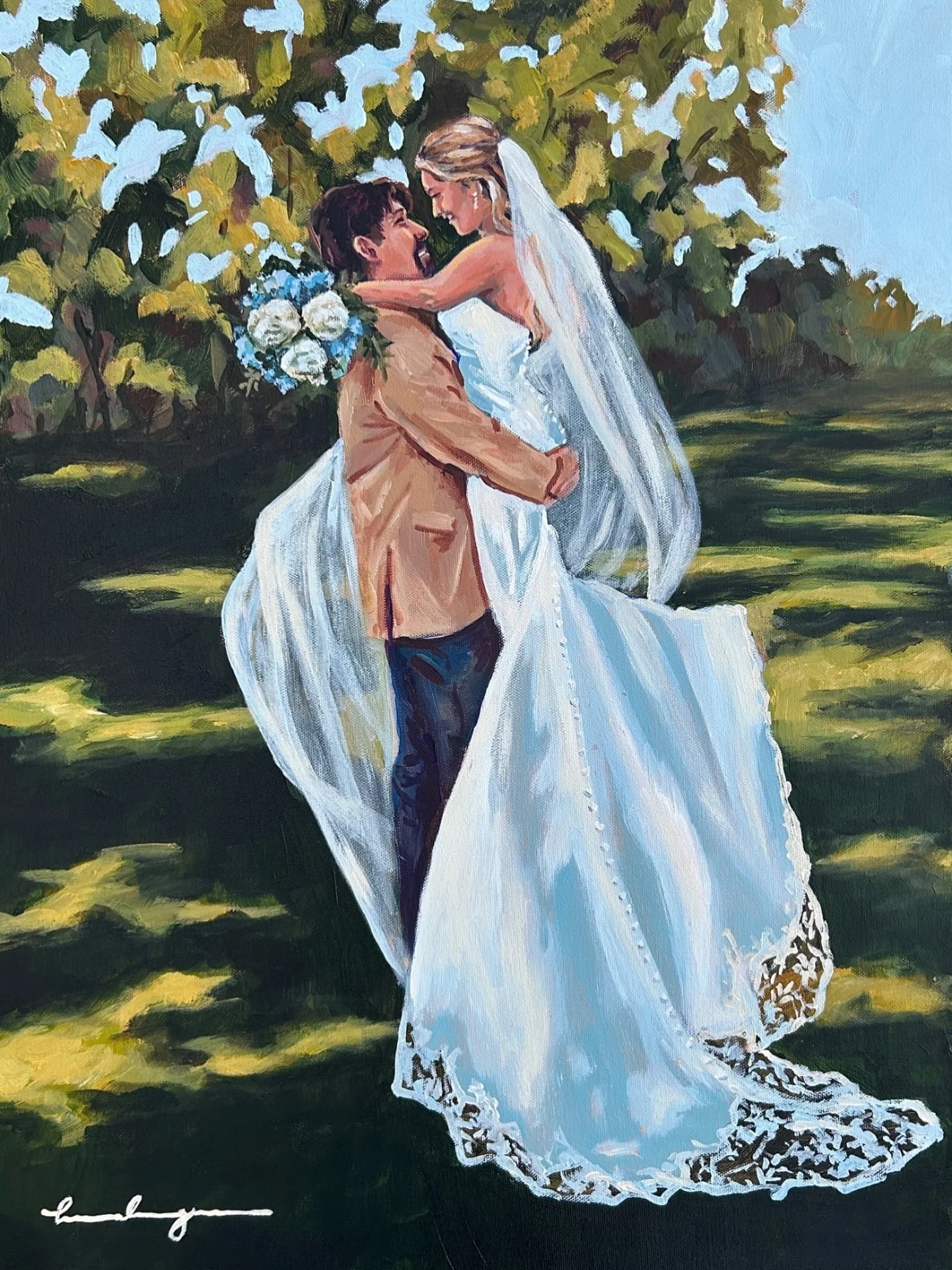 Harrison and Carliegh🍃
10.3.26
18x24 - The Classic

Bright, playful, and romantic🥹

#liveeventpainter #weddingpainting #midwestweddingpainter