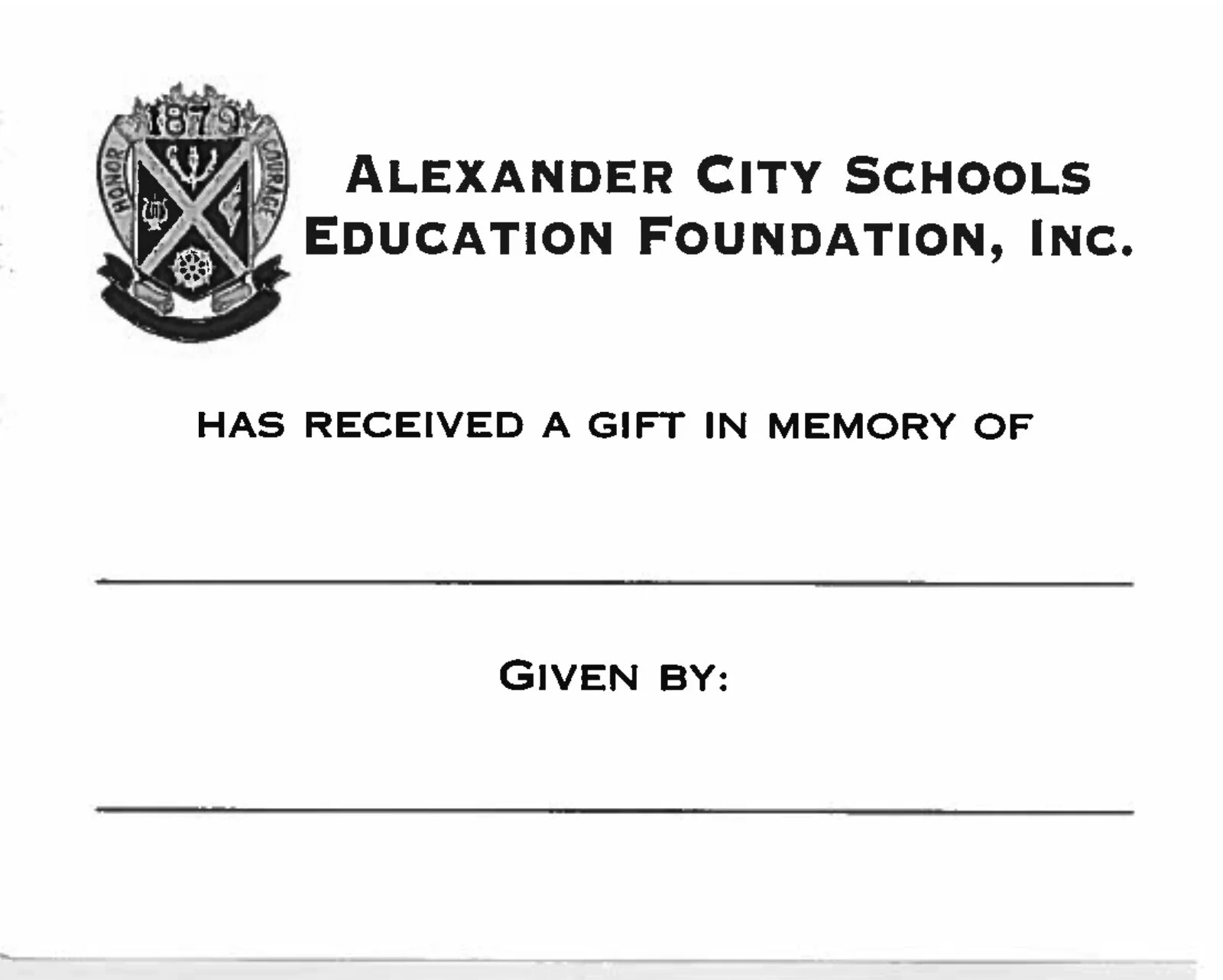 In Memory and in honor cards.jpg