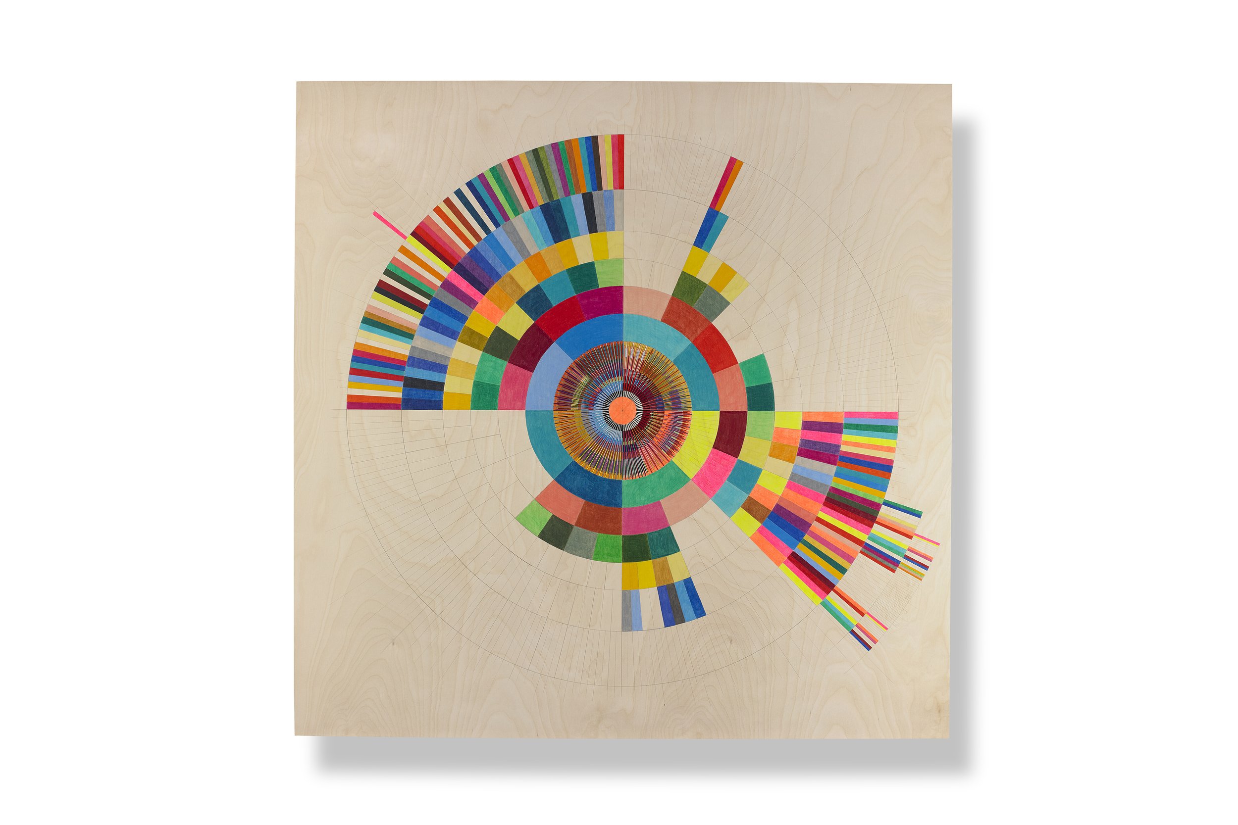 CIRCLE ROUND no8, 2025 48"x48"