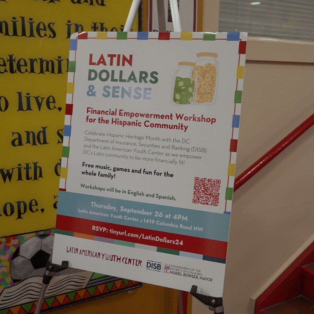 Empowering our community, one workshop at a time! 💪✨ We were thrilled to have the DC Department of Insurance, Securities, and Banking @disb_dc host the Latin Dollars &amp; Sense workshop at LAYC. They provided vital financial tools and resources for