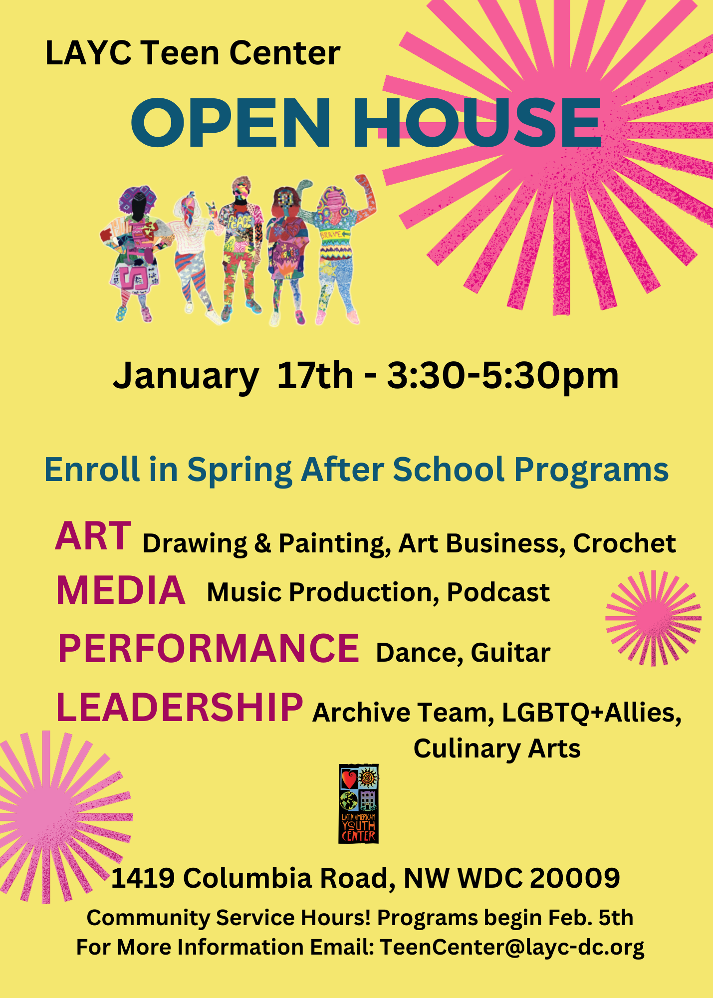 Teen Center Open House — Latin American Youth Center