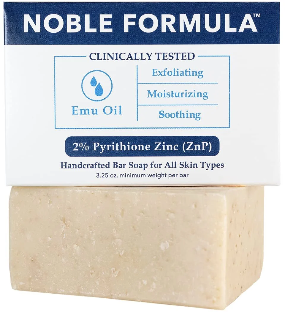 Acne Fighting 2% Pyrithione Zinc Emu Bar Soap - Antibacterial & Antifungal