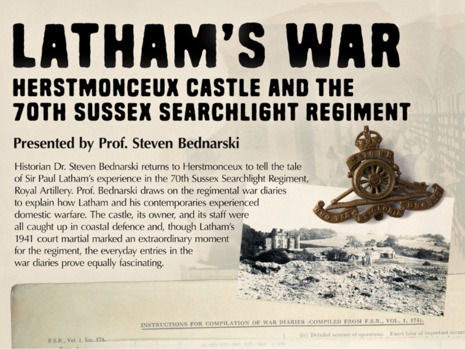 UK Talk: Latham’s War by Historian Dr. Steven Bednarski