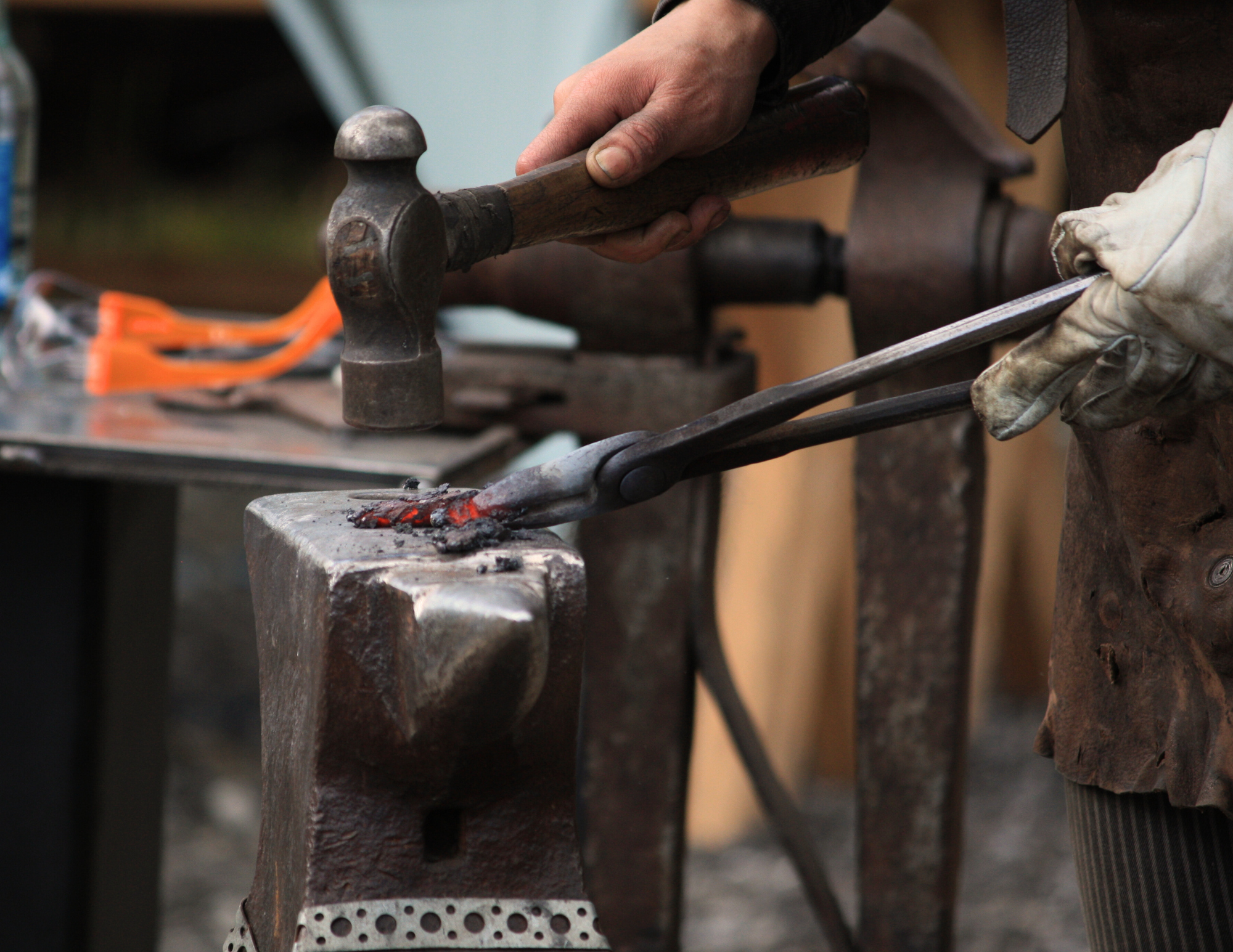 Medieval Iron Smelting Demonstration in Sutton Bank National Park ...