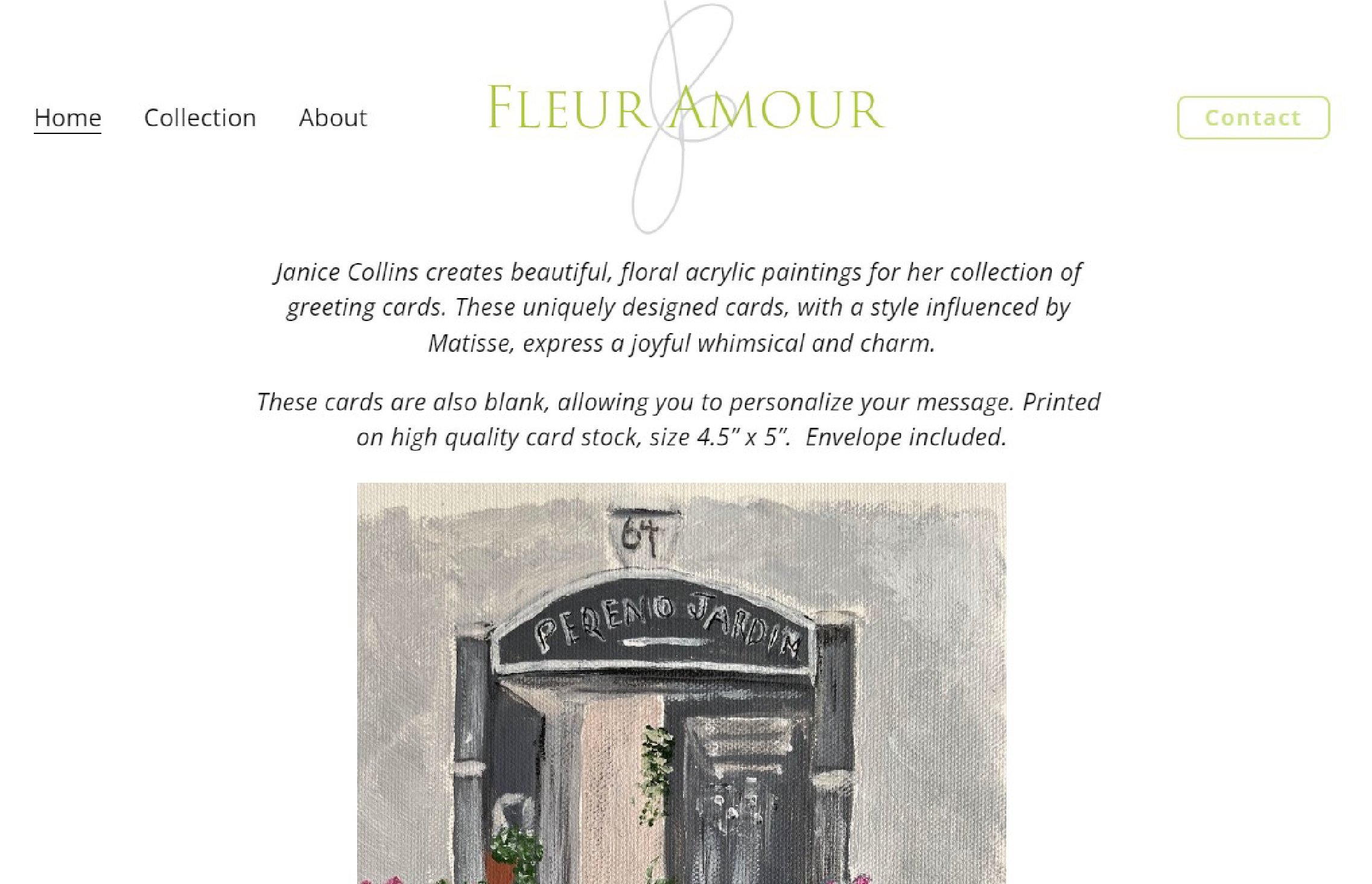 Fleur Amour Greeting Cards