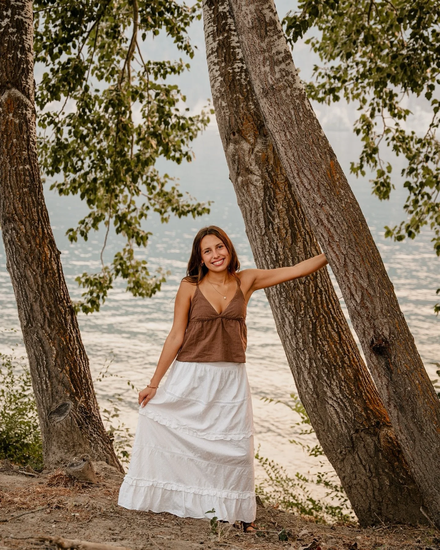 Did you know I offer ADVENTURE SESSIONS?? These can either be a hike to an epic location, or a session that includes two locations near each other. This senior session was such a fun adventure! We started at this spot down by the lake and ended up on