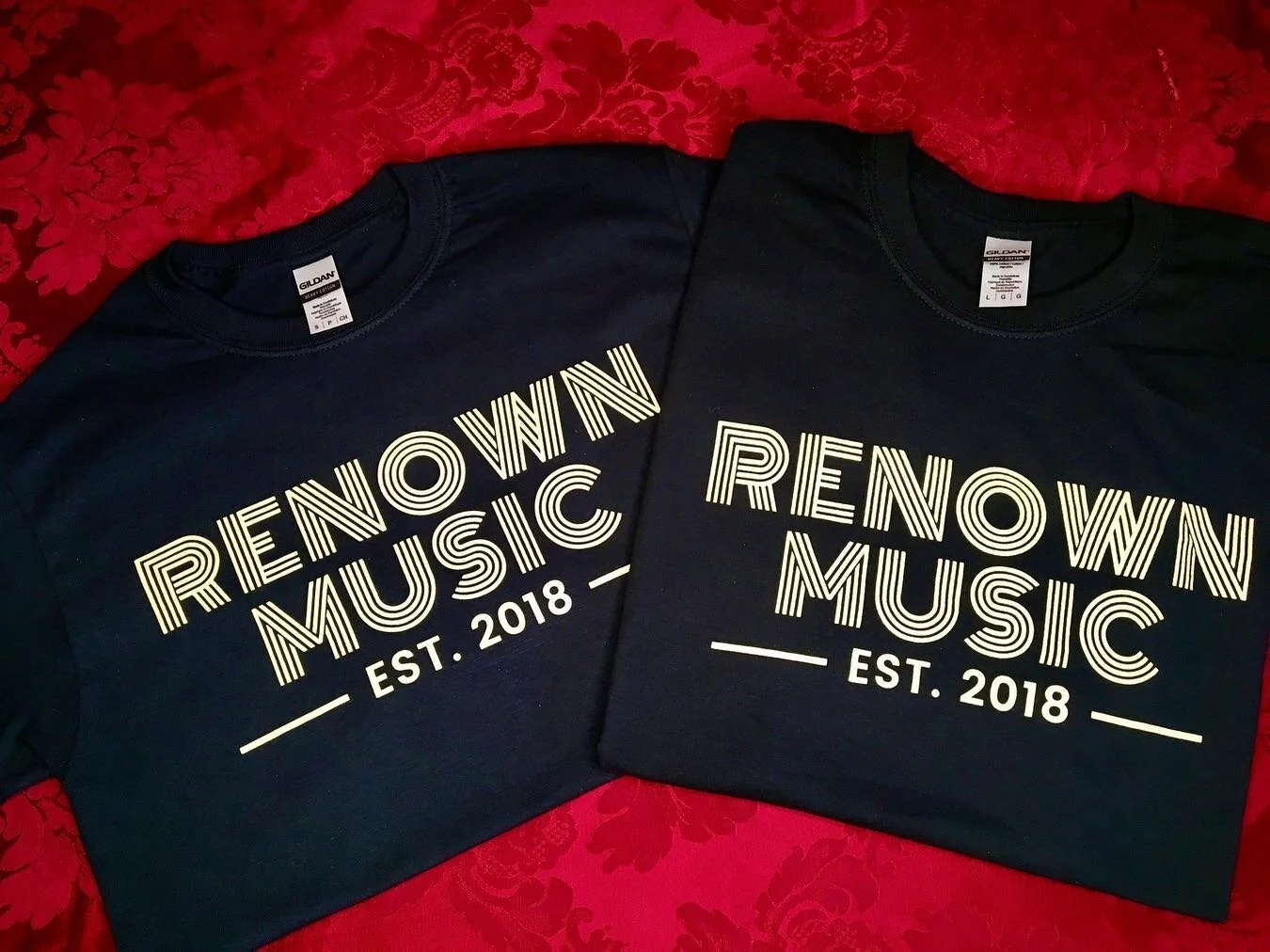 Support Your Local Music Store!🥀 T-Shirts we had the pleasure of making for our friends over at Renown Music! We even got to do a youth set for the kiddos🤘🏽⚡️