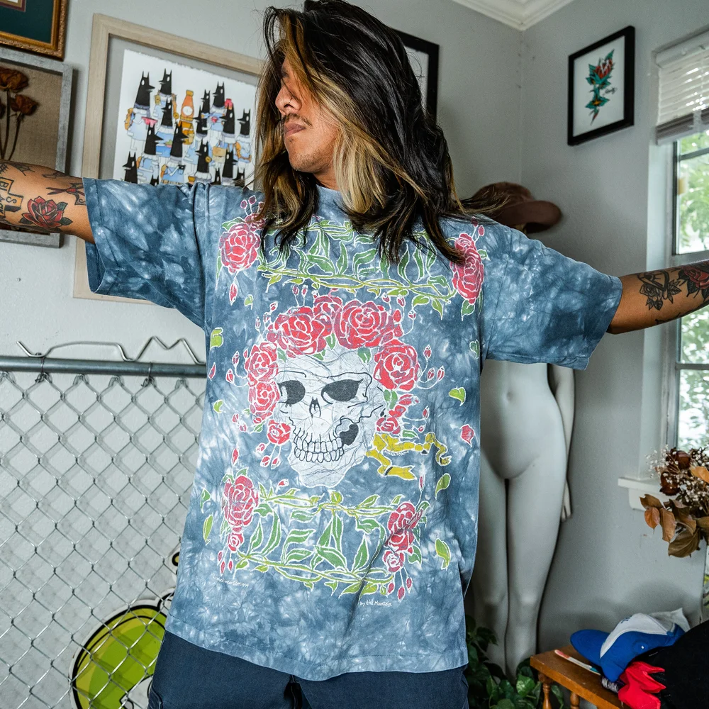 90s Grateful Dead Tie Dye Tee; XL — La Rosa Collective