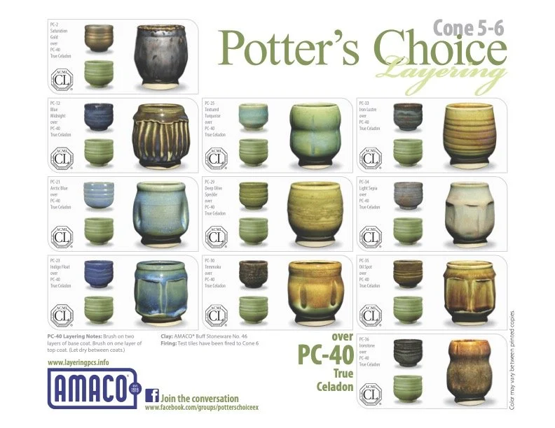 Amaco Potters Choice PC65 Black Aventurine — Sunstone Pottery & Supply