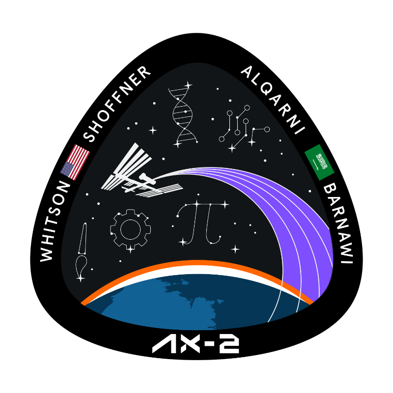 Falcon 9 (Axiom Space AX-2) - KSC - Mai 2023 - Page 3 Ax2_Patch_Digital_v800