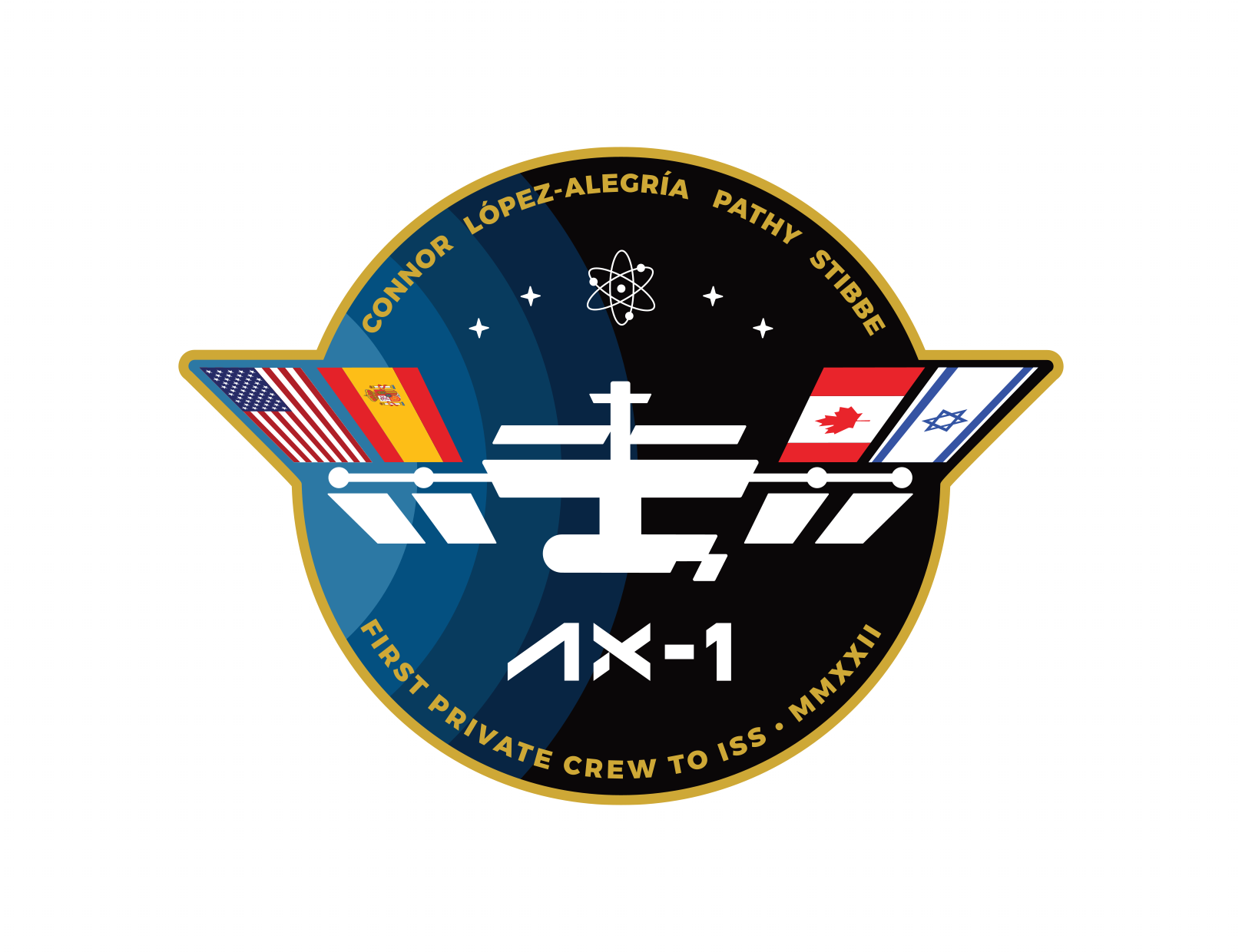 Axiom Space releases patch for Ax-1 Crew, first private crew to ISS — Axiom Space